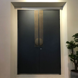 铸铝门别墅大门家用防盗门入户门铝合金高端农村新中式大门双开门