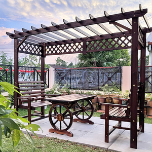 00超耐家居用品旗舰店天猫户外葡萄架爬藤花架室外防腐木凉亭庭院