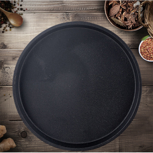 铸铁烤盘铁盘单卖圆形鱼型不粘铁板烧商用摆摊家用牛排盘酒店饭店