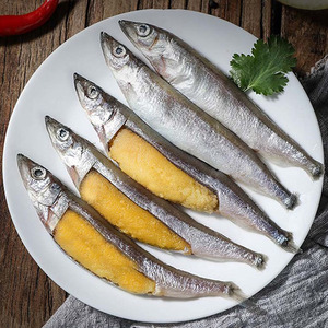 多春鱼满籽新鲜鲜活多子鱼多籽鱼带籽多春鱼冻干冷冻净重3斤包邮