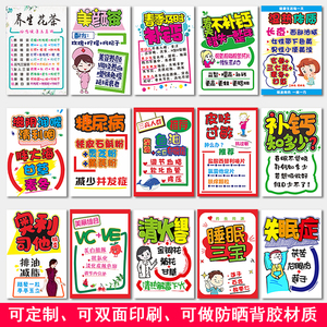 医药药店药房会员pop宣传活动促销打折购物手绘气氛手绘海报吊旗