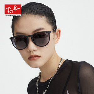 rayban雷朋太阳镜爱丽卡女款圆角框渐变彩膜镜片时尚墨镜rb4171f