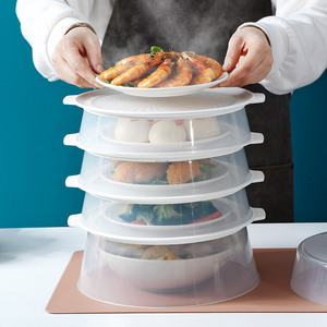 多层透明饭菜保温菜罩家用可叠加保鲜防尘防蚊虫餐桌罩剩菜盖罩