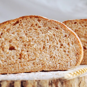 法式面包纯全麦麦麸欧包无糖无油低卡手工网红代餐粗粮零食早餐包