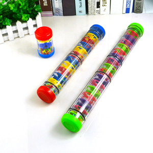 奥尔夫乐器雨声器幼儿园教具彩虹棒模拟下雨声筒沙漏响筒儿童玩具