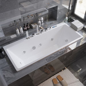浴缸家用小户型卫生间嵌入式亚克力砌砖深泡浴池成人按摩浴缸浴盆