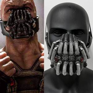 蝙蝠侠黑暗骑士崛起贝恩口罩面具头盔万圣节新品Cosplay恐怖道具