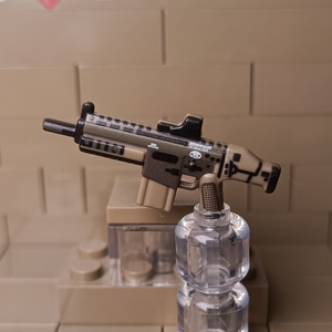 美国 brickmania现代美国scar陆战队乐高军事积木枪乐高第三方