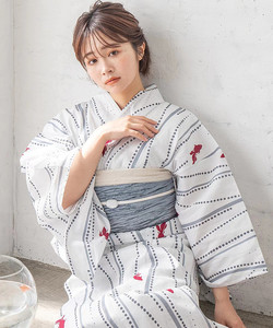 日本传统和服浴衣女纯棉正装款式日系复古拍摄写真旅游服饰yukata