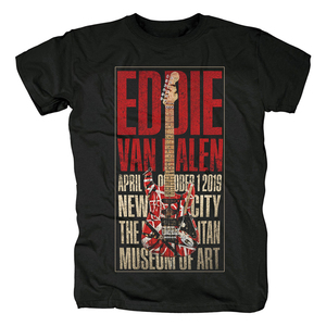 Van Halen 范·海伦乐队金属经典摇滚乐吉他印花纪念T恤衫短袖