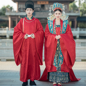 中式古装婚服刺绣