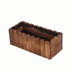 防腐木花箱户外实木种菜盆木质长方形特大花盆阳台种植箱木头花槽