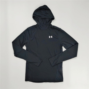 春秋现货安德玛ua男 运动薄款速干透气长袖t恤 健身跑步连帽衫