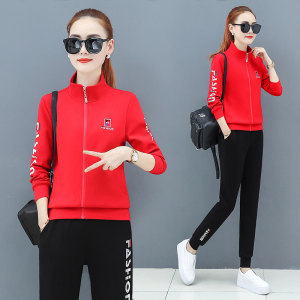 裕洁百丽牌子晨练跑步运动服双保龄360体育课运动服套装女大学生