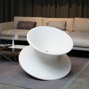 意大利magis spun 陀螺椅创意螺旋椅时尚设计不倒翁沙发椅360度