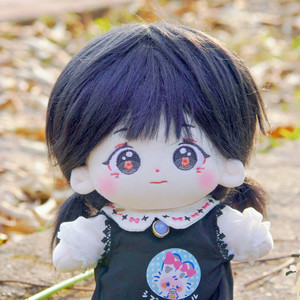 新款华晨宇小红花炸毛长发裸娃棉花娃娃明星公仔人偶女生生日礼物