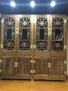 坡垒木家具 仿古家具老物件 海南柯比木家具 坡垒木书柜