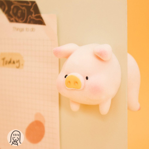 包邮lulu猪樱花猪魔法猪盲盒猪衣服粉嫩少女心手办潮流小猪公仔