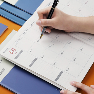 2023年月计划打卡本随身工作效率手册日程本学习计划本子a5b5可选