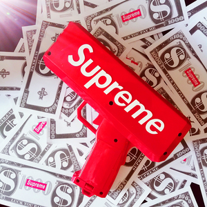 喷钱枪钞票枪吐钱机撒钱手抢抖音网红玩具枪礼物supreme喷射钱抢