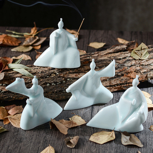 南春堂景德镇陶瓷香插佛具佛教用品雕塑香炉摆件香插陶瓷太极文创