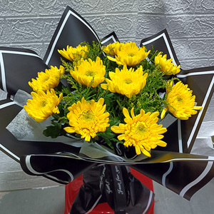 菊花鲜花花束黄白鲜切花家用水养清明节冬节至上海同城速递大供佛