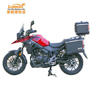 loboo萝卜摩托车边箱dl250边箱 支架 后备尾箱快拆铝合金侧箱尾箱