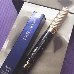 雅诗兰黛double wear凝彩纤长零晕染睫毛膏6ml黑色温水卸妆