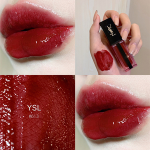 ysl圣罗兰水光唇釉602/617/612/613/615/618 镜面黑管416/409/401