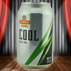 广东广州发货青岛啤酒·cool酷啤330ml*24罐一箱