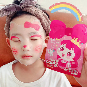 韩国儿童面膜补水宝宝专用无刺激猫咪卡通学生滋润保湿修复女孩