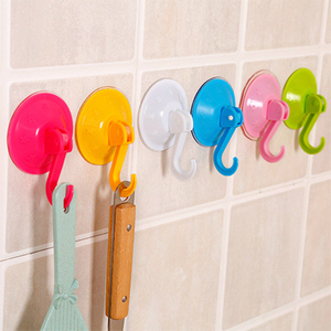 空气吸盘墙壁挂钩真空吸壁式毛巾墙壁玻璃门后无胶无痕强力粘钩壁