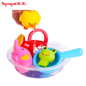日本Toyroyal皇室婴幼儿童宝宝洗澡玩具夏日戏水喷水漂浮浴缸玩水
