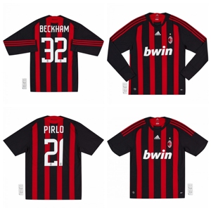 【代购】0809ac米兰主场球衣