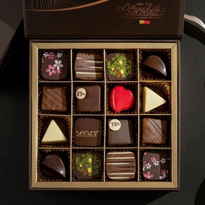 senz心之巧克力礼盒装进口可可脂手工夹心闺蜜生日礼物送女朋友