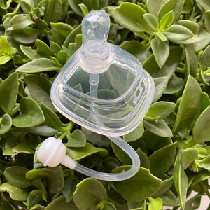 适用hegenn奶瓶吸管奶嘴一体式赫根含重力球吸管奶嘴 非原装