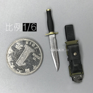 1/6 兵人 swtoys fs033 生化危机 女警 吉尔 副武器 刀模型