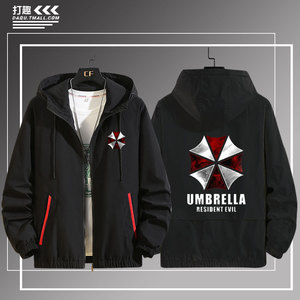 生化危机电影周边衣服保护伞印花男女休闲舒适夹克外套日常