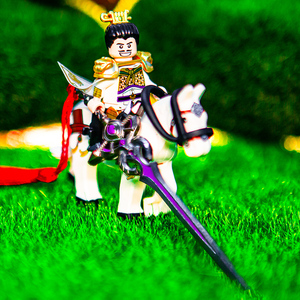 501人付款淘宝乐高三国小侠人物曹丕典韦鲁肃五子良将人仔古代拼装