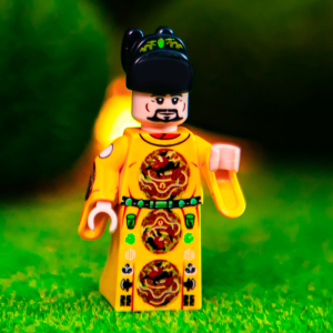 中国积木国潮玩具明朝官员系列皇帝朱元璋古风人仔小颗粒儿童拼装