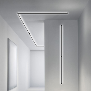 明装线条灯可组合拼接线形客厅走廊过道天花现代简约卧室床头壁灯