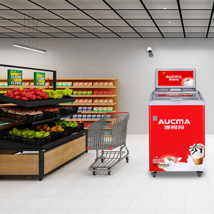 Aucma/澳柯玛 SD-152 顶开 商用卧式冰淇淋展示冰岛柜 冷柜冰柜
