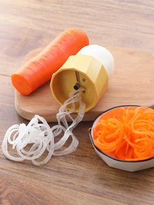 蔬果萝卜切模双面可用沙拉卷花器多功能螺旋造型雕花刨丝切片神器