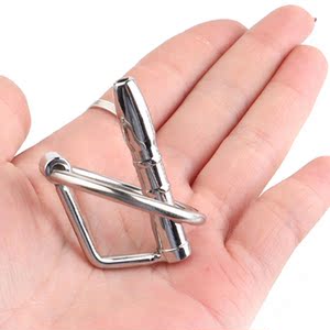 金属马眼棒男用尿道尿堵sm插棒成人小号阴茎锻炼自慰器另类性玩具