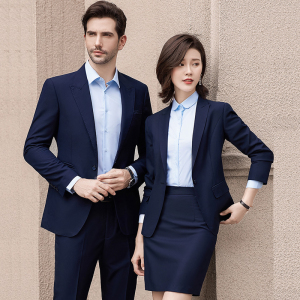 男女职业装同款西装套装春秋冬房地产售楼部处工作服汽车销售西服