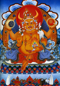 定制南无牛王神珠天画像释迦牟尼佛化身牛王守护神咒佛像画牛