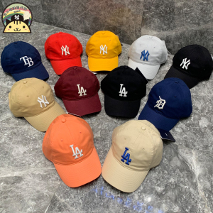 MLB帽子专柜正品道奇队LA刺绣男女大标NY软顶鸭舌运动棒球帽CP66