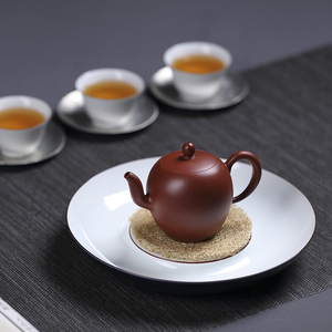 潮州纯手工砂铫壶谢思博美人肩壶潮州手拉壶紫砂壶功夫茶道160cc