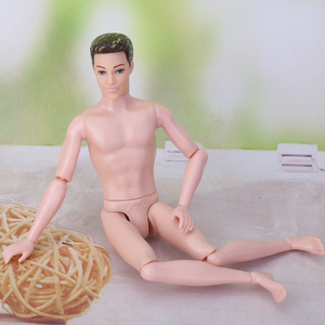 宝星芭比洋娃娃男王子裸娃女孩公主套装玩具仿真精致单个30厘米