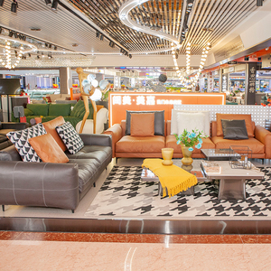 香河家具城布艺沙发 阔美美嘉现代简约科技布轻奢设计沙发顺隆b厅